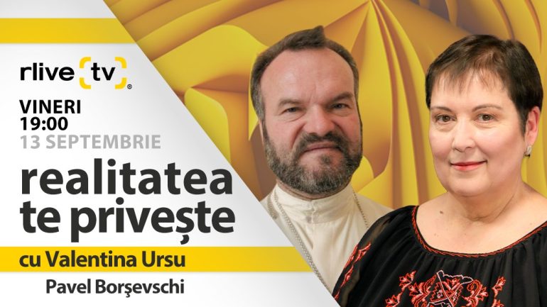 Pavel Borşevschi, parohul Bisericii „Sfântul Dumitru” din Chişinău, invitatul emisiunii “Realitatea te privește”