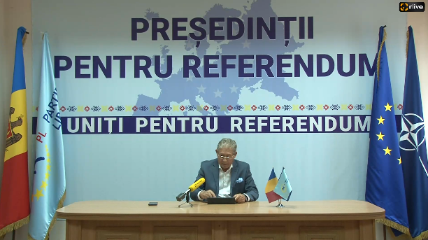 Conferință de presă susținută de fostul Președinte al Republicii, Mihai Ghimpu privind lansarea campaniei “Președinții pentru Referendum”