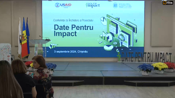 Conferința de închidere a proiectului USAID „Date pentru Impact”